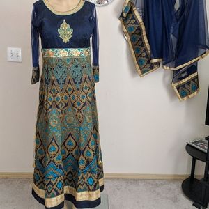 Fancy party wear Indian Pakistani suit dress